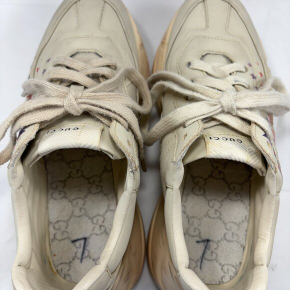 Vintage Gucci Rhython Evolution Sneaker Rainbow Shooting Stars size 6 - Picture 3 of 16